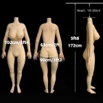 Height 172 cm / 5 ft 7 in [ + $80 ] +$80.00