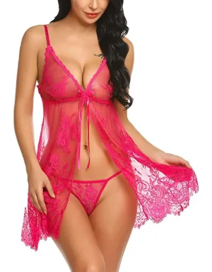 Free size transparent lace tulle erotic lingerie sexy women