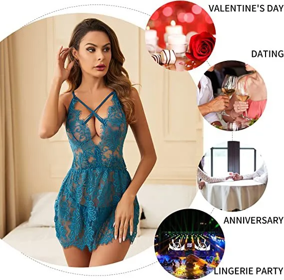 Sexy Lingerie Transparent temptation open gearsexy Elegant temptation Sexy lingerie underwear - Image 3