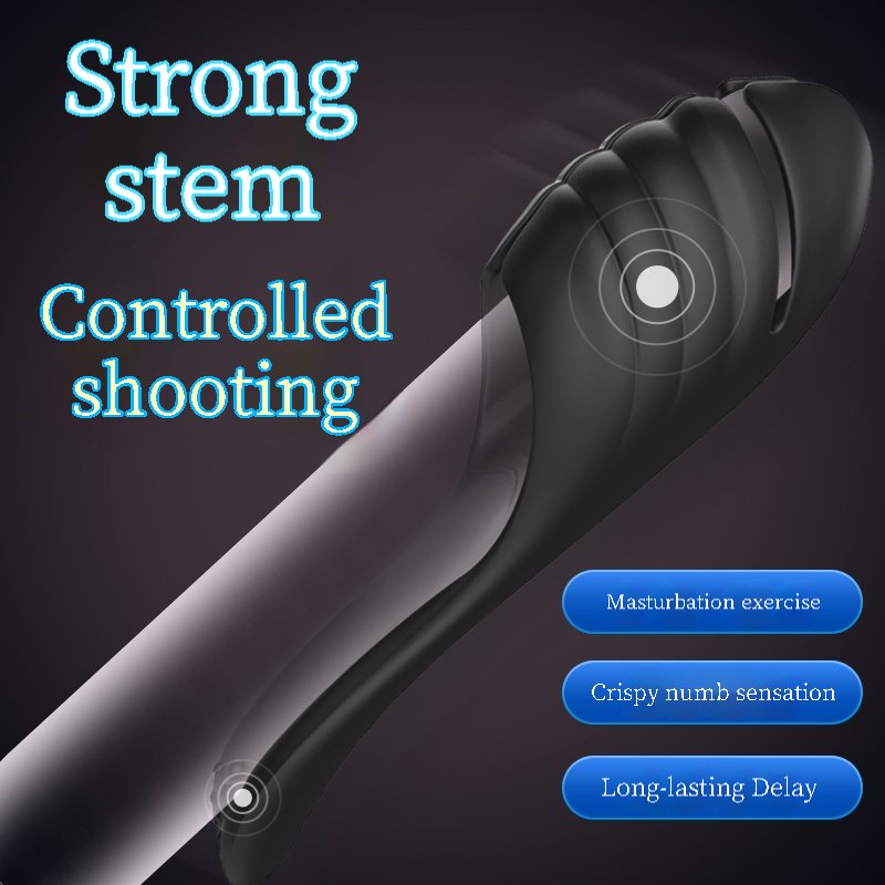 Penis exerciser, vibrating massager, male masturbation device.