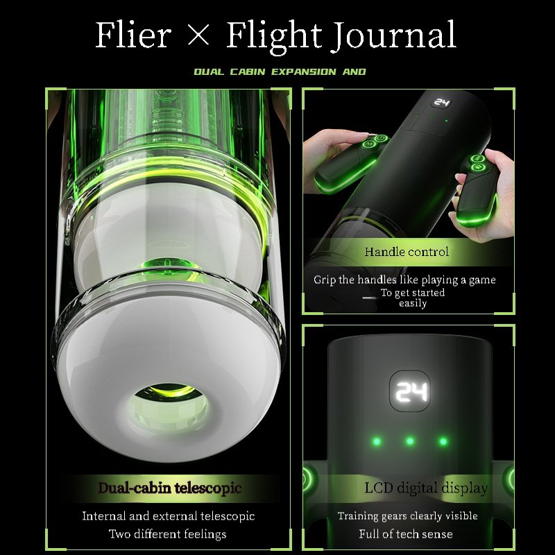 Male sex toys, male masturbators - Male sex toys, hands-free pocket-type vagina, 18cm insertion distance, adult toys for men, automatic masturbators, with handles, oral sex machines - Image 3