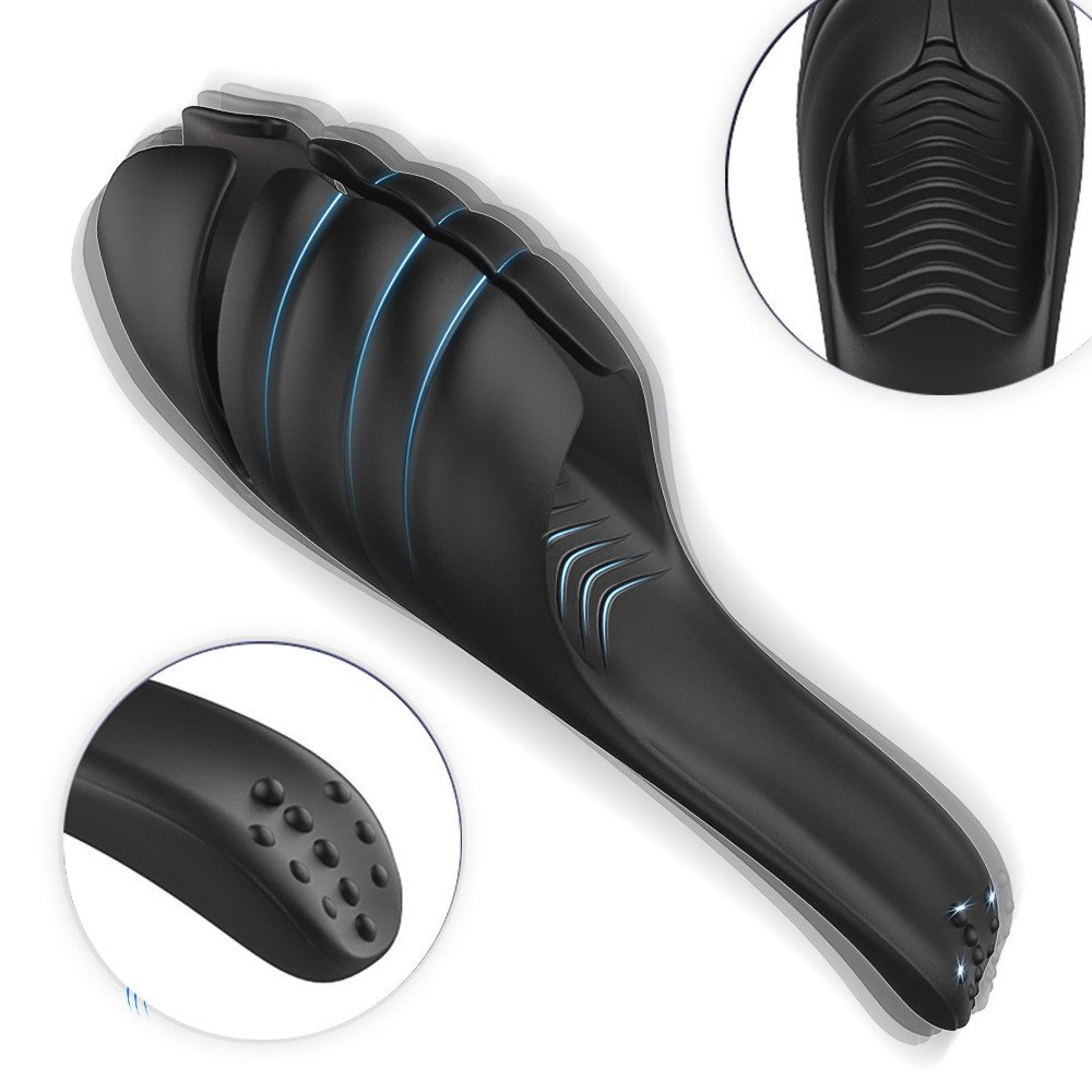 Penis exerciser, vibrating massager, male masturbation device. - Image 4