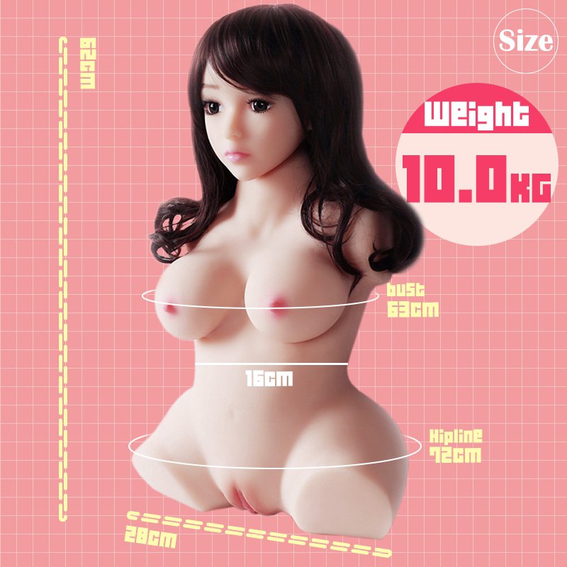 22 lbs male masturbation doll, 3-in-1 large breasts, tight buttocks and vagina, female torso sex doll, male sex toy, can bring orgasm, realistic, flexible and fleshy, suitable for masturbation. - Image 4