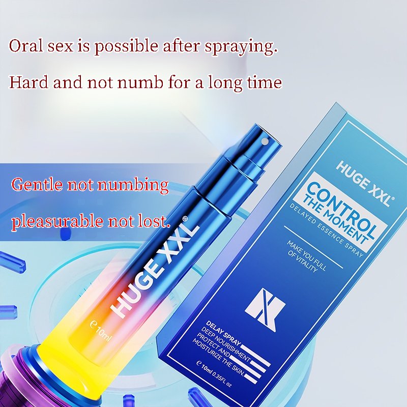 Men's delay and desensitizing spray, clinically proven to help extend sexual performance time - enhances sexual pleasure, prolongs orgasm, 0.34 oz.