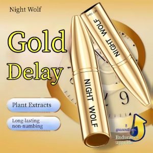 Night Wolf External Delay Spray - Gold Edition 10ml (0.34 fl oz) - Plant-based extract, long-lasting effect without numbness, male delay spray for intercourse.