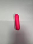 Bullet-shaped frosted red